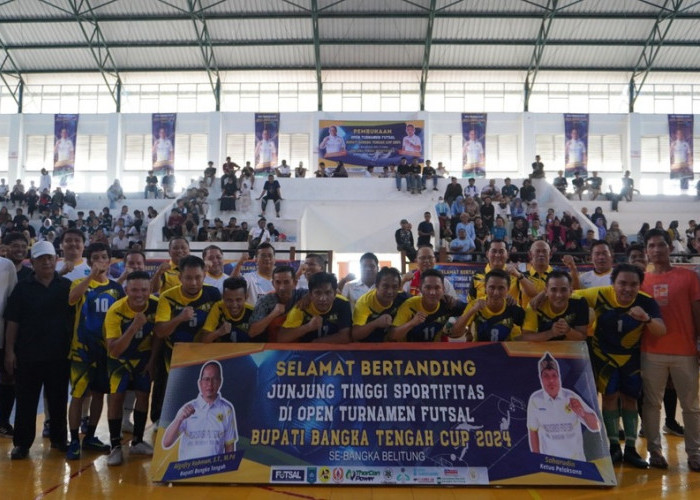 Berhadiah Rp25 Juta, Turnamen Futsal Bupati Bangka Tengah Diikuti 80 Klub