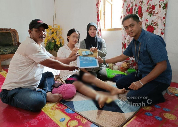 Nurhasanah Terharu Dapat Bantuan PT Timah