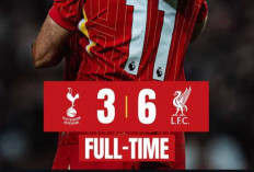 Pesta Gol Saat Liverpool Saat Bertandang ke Markas Tottenham