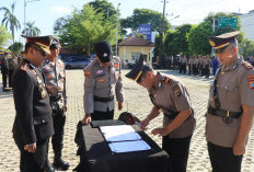 Kapolresta Pimpin Sertijab Dua Kapolsek