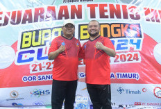 Atlet Tenis Meja Luar Babel Ikut Berlaga di Kejuaraan Tenis Meja Bupati Cup 2024