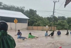 Banjir Lumpuhkan Akses Transportasi di Lubuk Besar 