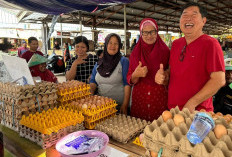 Borong Telur di Pasar Gantung, Pedagang: Alhamdulillah, Makasih Pak Afa