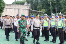 Tekan Pelanggaran Lalin Polres Basel Apel Ops Keselamatan Menumbing 2026