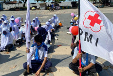 Puluhan Pelajar SMP 5 N Toboali Dikukuhkan jadi Relawan PMR