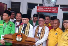 Pasangan Berlian Daftar ke KPU Bateng, Diusung Koalisi 8 Partai Politik