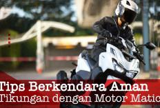 Berkendara Aman di Tikungan dengan Motor Matic