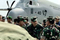TNI AU Mulai Misi Perdana Angkut Bantuan untuk Gaza