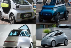 Mobil Listrik Mini Futuristik 2026, Bikin Takjub, Bisa Dilipat 