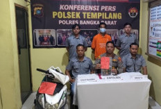 Warga Perlang yang Maling Motor di Tempilang Akhirnya Ditangkap