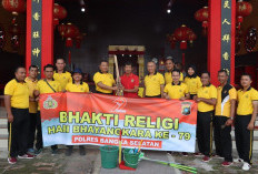 Rangkaian Menjelang HUT Bhayangkara ke 79, Polres Basel Bersihkan Rumah Ibadah