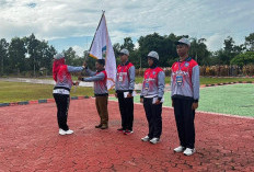 Wabup Debby Lepas Kontingen Basel ke Kejurda XII Babel