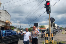 Pasca Laka Lantas Renggut Nyawa, Traffic Light Simpang 4 Kuday Diperbaiki