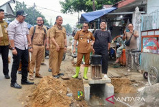 Wabup Belitung Tinjau Pekerjaan Proyek Drainase Pasar Hatta