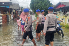 Kesiapsiagaan Bencana, Polres Bangka Intensif Pantau Daerah Rawan Banjir
