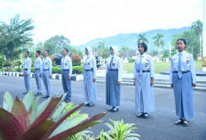 Pj Sekda Lepas 8 Paskibraka Bangka Menuju Tingkat Provinsi