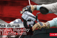 Efek Buruk Tangan Standby di Handle Rem