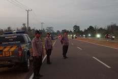 Polsek Merawang Patroli di Jembatan Emas untuk Cegah Balapan Liar