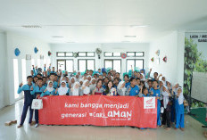 Honda Edukasi Safety Riding di SMPN 1 Pangkalan Baru