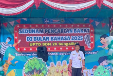 Bulan Bahasa SDN 26 Sungailiiat, Dindikpora Bangka Apresiasi Prestasi
