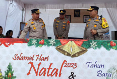 Kapolres Pantau Langsung Pos PAM OPS Lilin Menumbing di Toboali