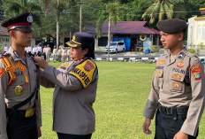 50 Siswa Bintara Magang di Polres Bangka, Kompol Ayu: Jangan Lakukan Pelanggaran  