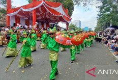 Belasan Ribu Warga Saksikan Pawai Karnaval Budaya Babel