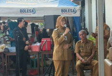 Wawako Dessy Apresiasi Bazar UMKM HUT ke-81 RI di Pangkalbalam