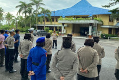 Polres Bangka Siagakan 95 Personel untuk Amankan Rekapitulasi tingkat Kabupaten 