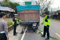 Tabrak Truk Parkir, Pemotor Tewas Ditempat