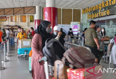 Penumpang Angkutan Udara Berangkat di Babel Turun 28,79 Persen