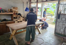 Yumin Kafe Kembali Pesan Meja Makan Karya Warga Binaan Lapas