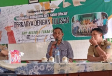 Berkarya Melalui Tulisan dari  Warga Sekolah SMPN 1 Tukak Sadai 
