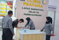 Lapas Narkotika Pangkalpinang Gencar Tes Urine Warga Binaan