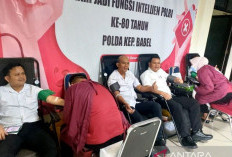 Polda Babel Gelar Donor Darah