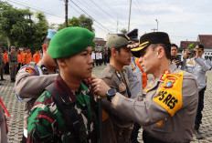 Kapolresta Pimpin Apel Gelar Pasukan Operasi Ketupat Menumbing 2025