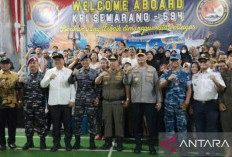 Gubernur Babel Lepas Keberangkatan Peserta Arus Balik Lebaran 2026 KRI Semarang