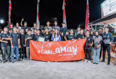 Honda Babel Buka Bersama Sambil #Cari_Aman Bersama Komunitas Motor Honda Belitung