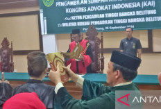 Ketua PT Babel Ambil Sumpah 24 Advokad