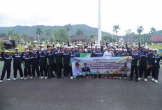 Pj Sekda Bangka  Lepas Kontingen Kejurda XII Tahun 2025