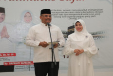 Pj Gubernur Safrizal Beserta Istri Pamit dan Mohon Doa Berangkat Ibadah Haji