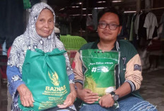 Ramadan Berkah, Baznas Gandeng PWI Basel Berikan Sembako ke Lansia