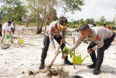 Kapolda Babel Tanam Pohon di Objek Wisata