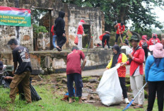 Dandim dan Forkopimda Basel Besih-bersih Benteng Toboali