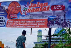 Yuk... Jalan Santai Bersama Si Surong, Sosialisasi Pilkada Berhadiah Motor