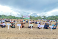 Polres Bangka Tanam Bahan Pangan di Jelitik untuk Dukung Ketahanan Pangan