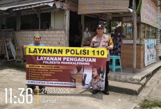 Polisi Awasi Rumah Kosong Akibat Mudik Lebaran