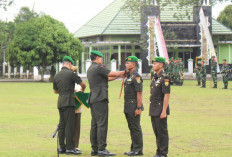 Sertijab Danyonif 147/KGJ, Danrem 045/Gaya: Emban Amanah dengan Tanggung Jawab 