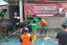 Lapas Pangkalpinang Distribusikan Daging Kurban ke Warga Binaan