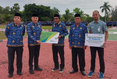 Pj Sekda Basel Lepas Kontingen Pornas Korpri XVII Menuju Palembang